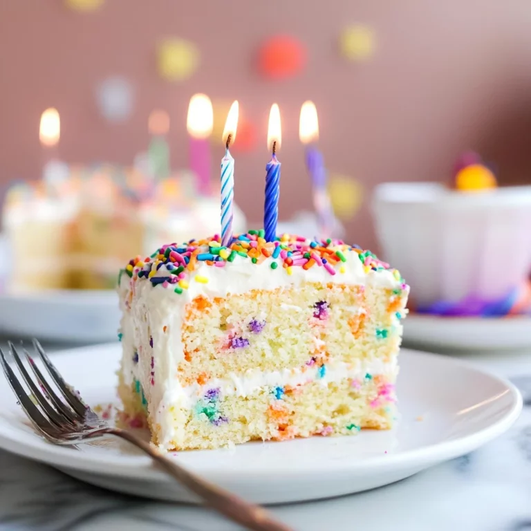 Funfetti birthday poke cake: Bursting with Joyful Flavor