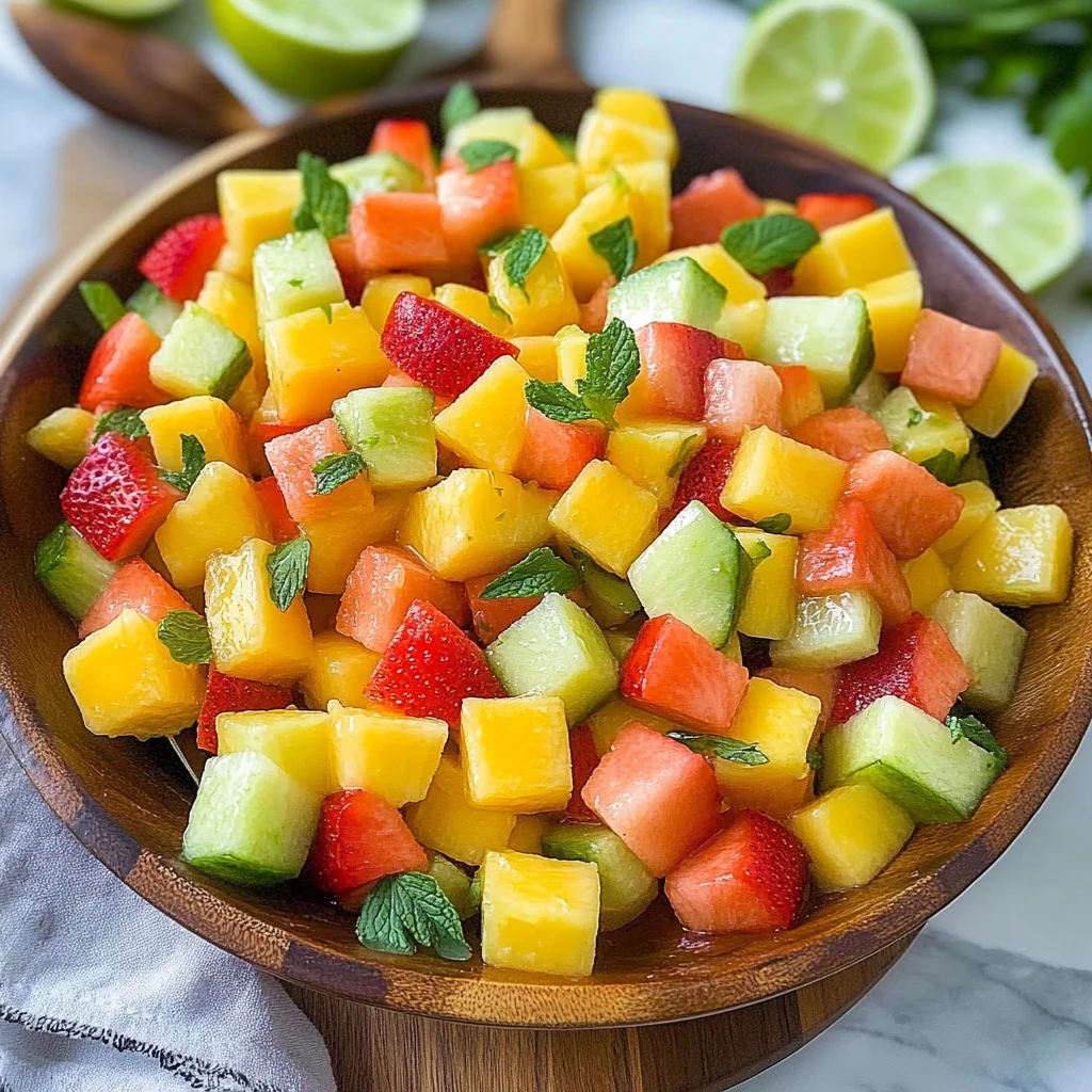 Honey Lime Fruit Salad: A Refreshing Summer Delight