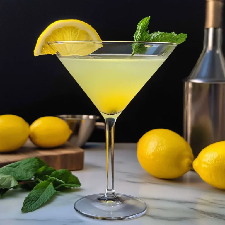 Limoncello Martini Cocktail: Refreshingly Zesty Delight