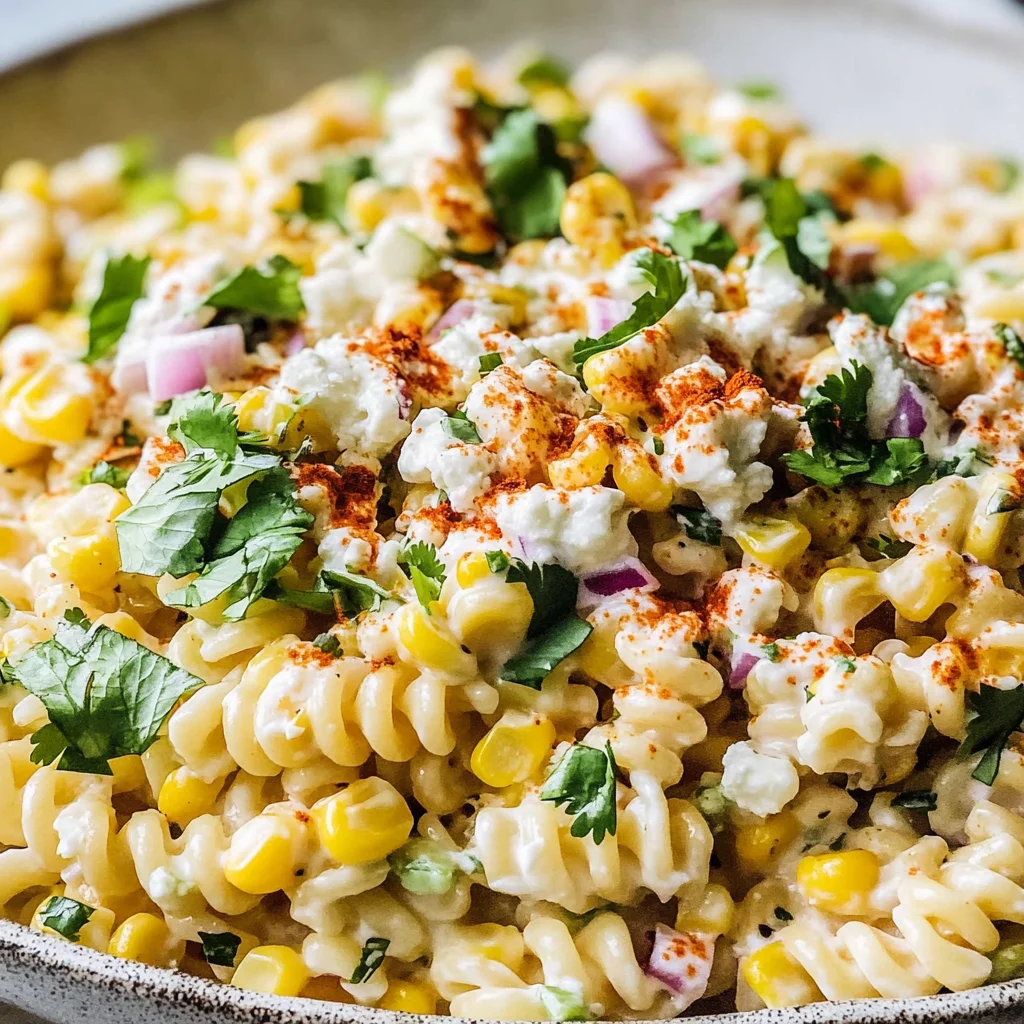 Mexican Street Corn Pasta Salad: Bold and Flavorful Delight