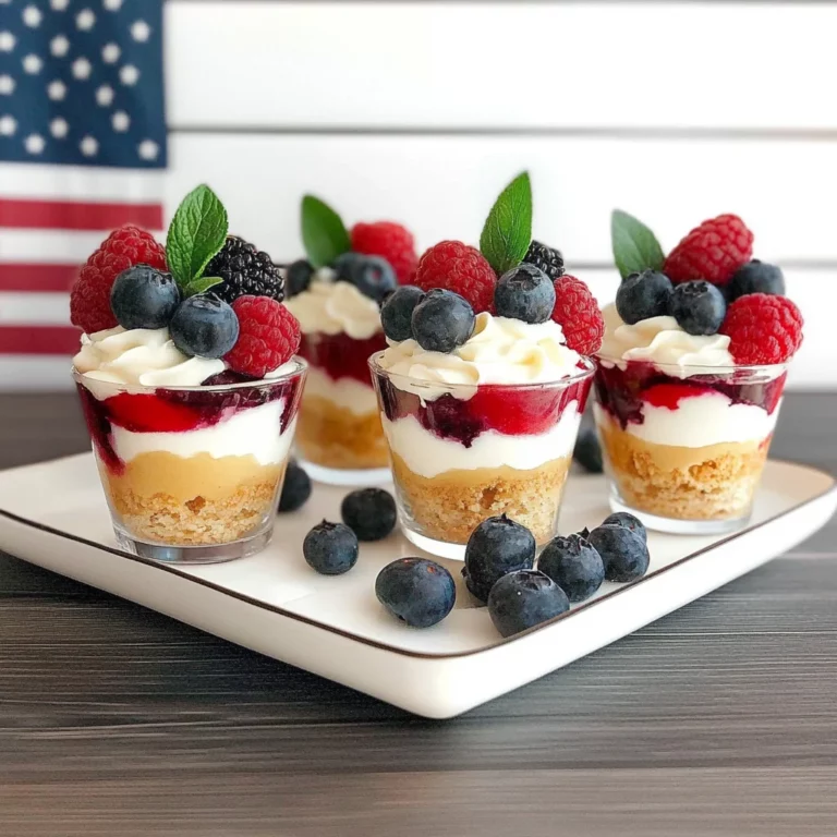 Mixed Berry Mini Trifles: Delightfully Fresh Treats