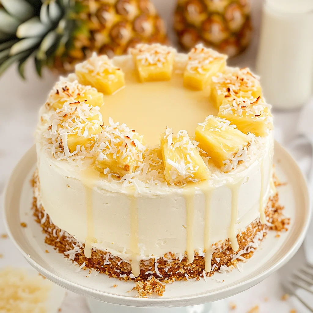 Pineapple Coconut Cake: A Tropical Escape Awaits