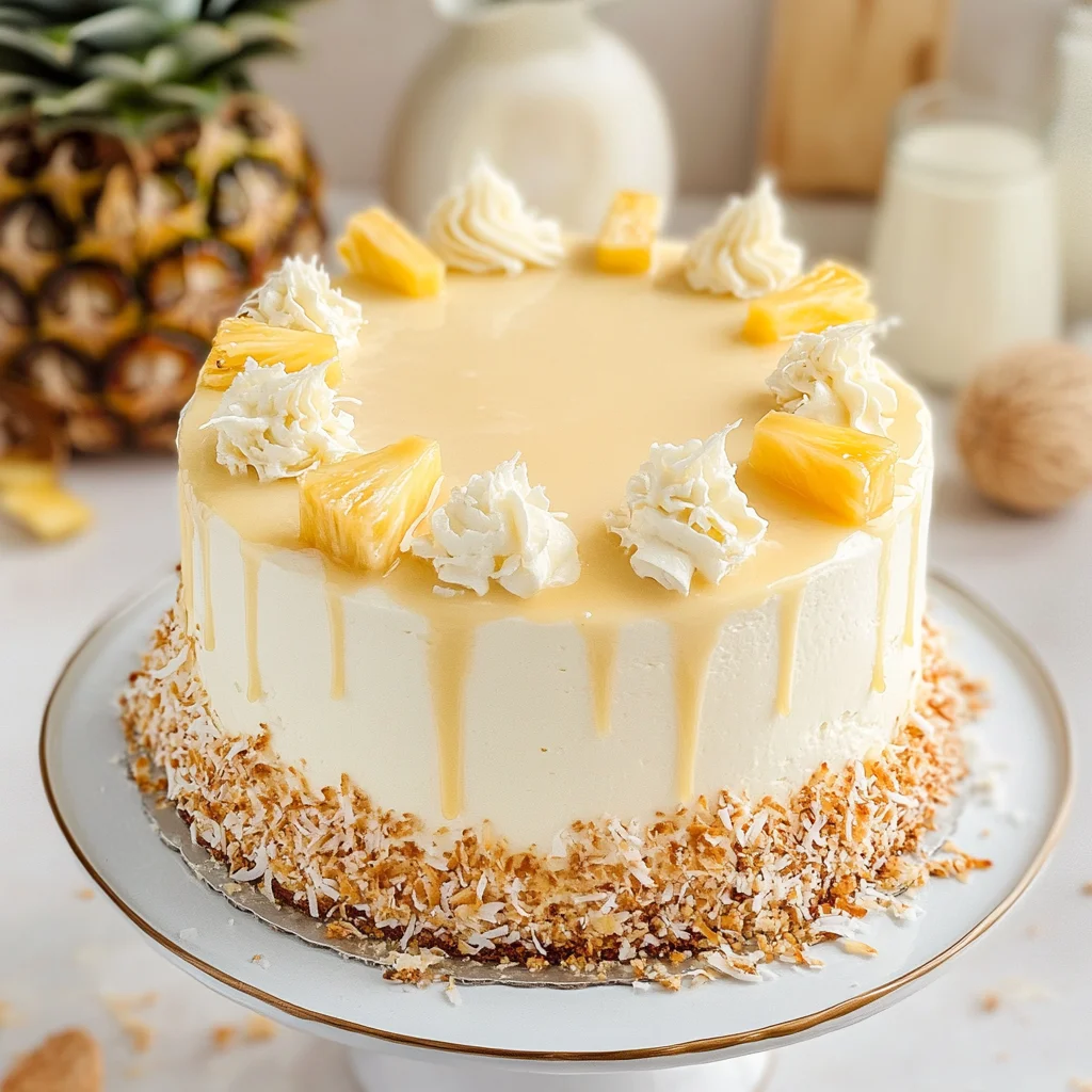 Pineapple Coconut Cake: A Tropical Escape Awaits