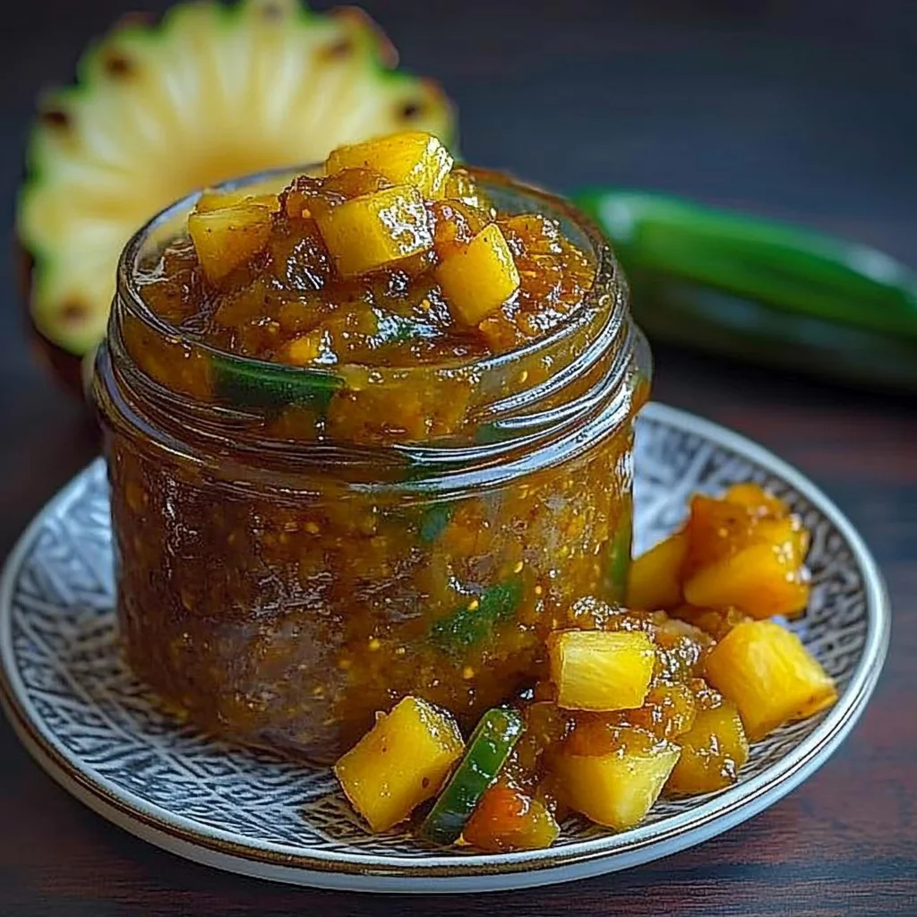 Pineapple Jalapeño Chutney: Sweet and Spicy Sensation