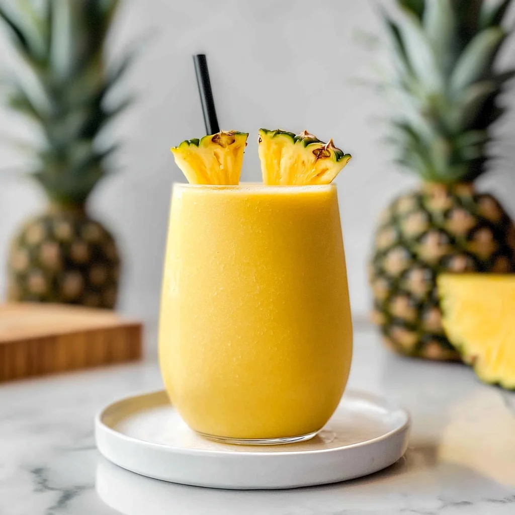 Pineapple Smoothie: A Tropical Vacation in a Glass