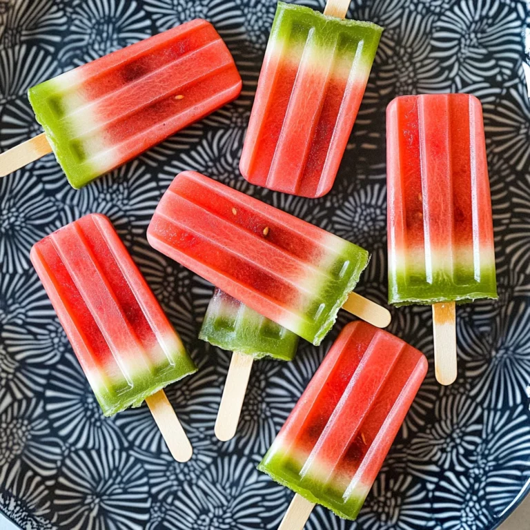 Watermelon Popsicles: Refreshingly Sweet Summer Treats