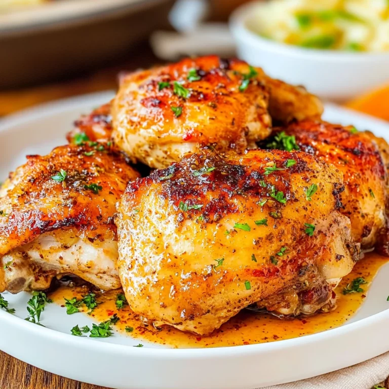 chicken thighs dinner: Savory Comfort You’ll Love