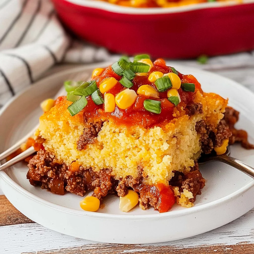 cowboy cornbread casserole: Cozy Comfort Food Delight