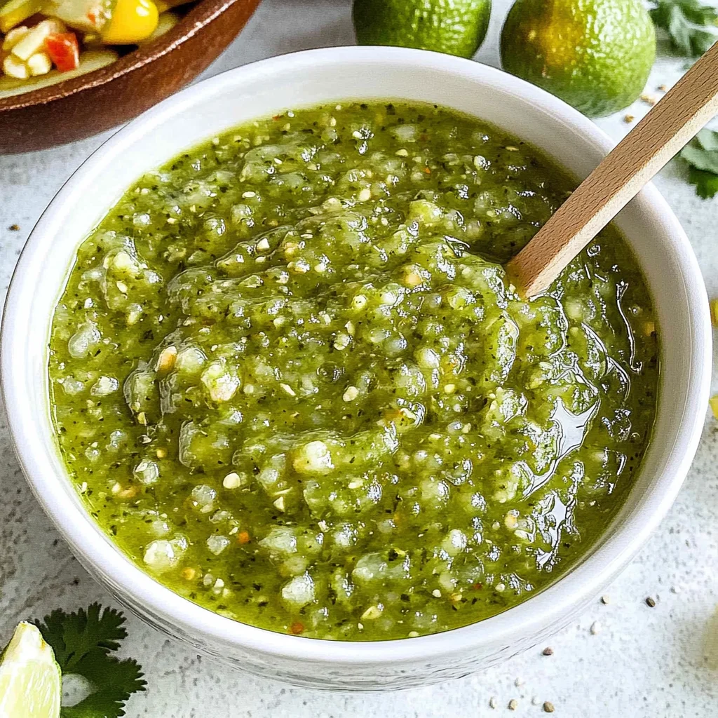 green salsa recipe: Zesty and Flavorful Fiesta Dip