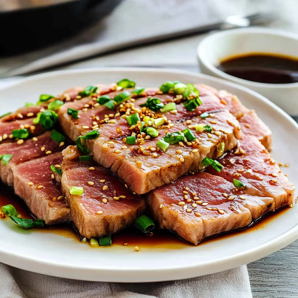 tuna steak marinade: Zesty and Smoky Flavor Explosion
